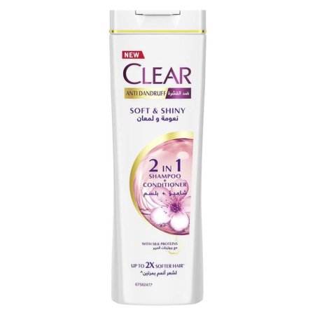 شامبو مع بلسم كلير -2IN1 SHAMPOO & CONDITIONER  CLEAR 360ML 