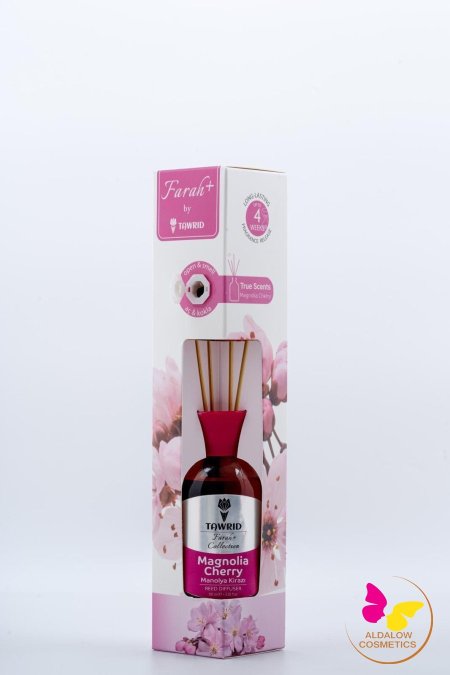 معطر غرف و مكاتب عيدان خشب - FARAH 100ml - Magnolia Chery