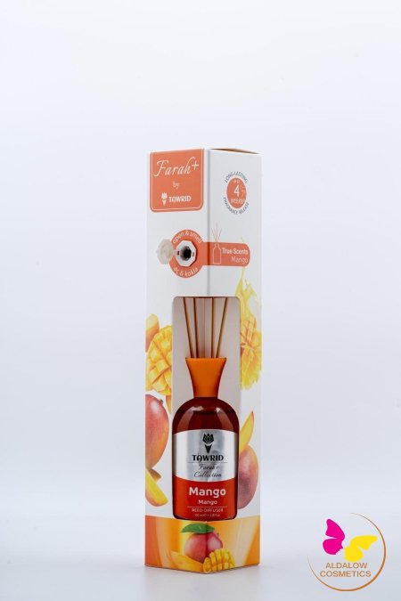 معطر غرف و مكاتب عيدان خشب - FARAH 100ml - Mango