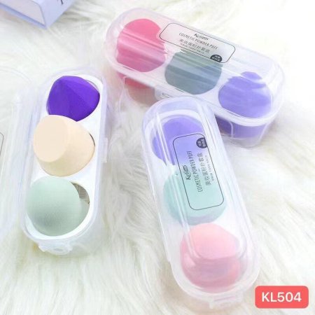 علبة بيوتي بلندر 3 قطع - KELI BEAUTY