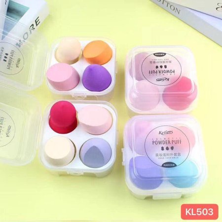 علبة بيوتي بلندر 4 قطع - KELI BEAUTY