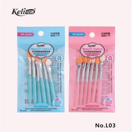 فراشي اي شدو 6 قطع - KELI BEAUTY
