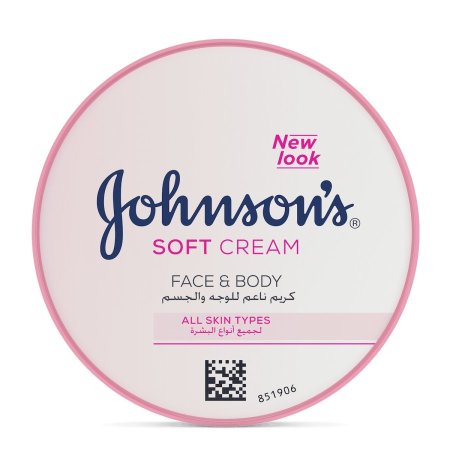 كريم ناعم للوجه والجسم من جونسون - JOHNSONS SOFT CREAM 200ML