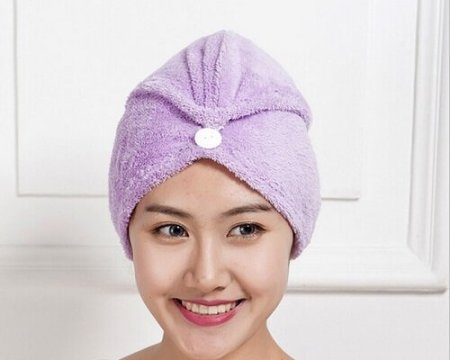منشفة شعر خامة أصلية لايكرا - HAIR DRYING CAP