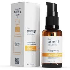 ذا بيوريست سيروم فيتامين سي لتفتيح البشرة -  THE PUREST SOLUTIONS BRIGHTENING &LIGHTENING VITAMIN C SERUM