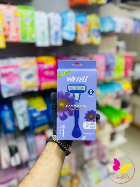 ماكينة ازالة الشعر ويتل+ 2 قطع غيار- WETELL COMFORTABLE