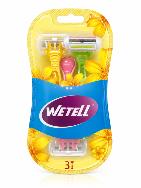 ويتيل WETELL شفرات حلاقة نسائية – 3 قطع