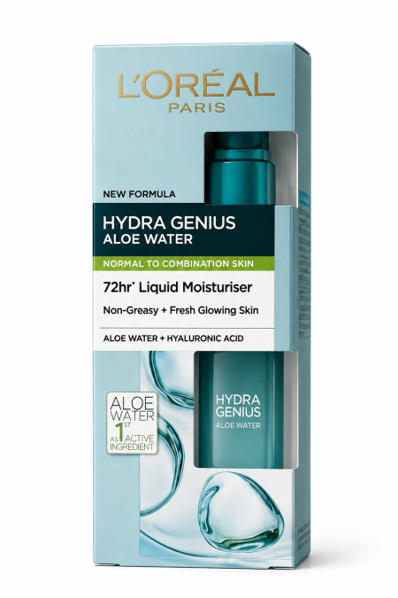 مرطب لوريال-L'Oréal Hydra Genius Aloe Water