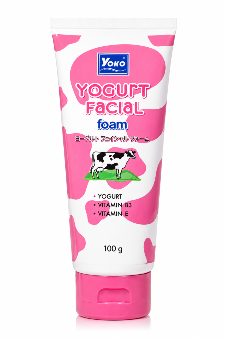 غسول يوكو للوجه بالزبادي والفيتامينات  – Yoko Yogurt Facial Foam