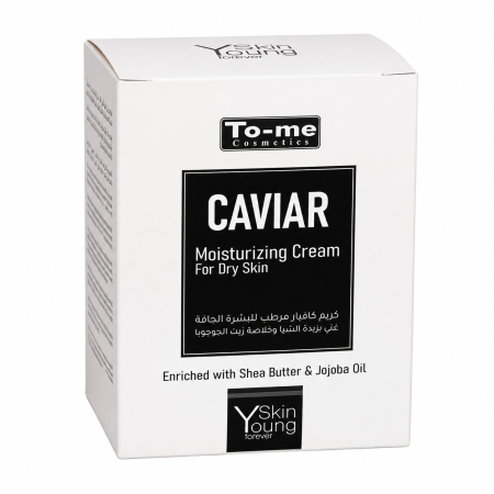 كريم تو مي كافيار مرطب للبشرة الجافة بزبدة الشيا وزيت الجوجوبا – To-me Cosmetics CAVIAR Moisturizing Cream