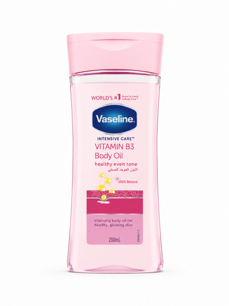 فازلين زيت الجسم 200ml بفيتامين B3
