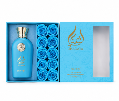 عطر شانايا SHANAYA100ml  | بوكس عطر فاخر مع ورود