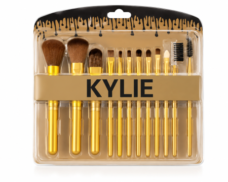 طقم فراشي مكياج كايلي 10 قطع – Kylie 10 PCS Makeup Brush Set