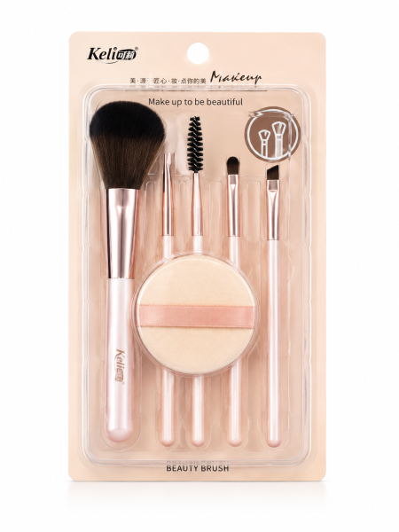 طقم فراشي مكياج كيلي 5 قطع – Keli 5 PCS Makeup Brush Set
