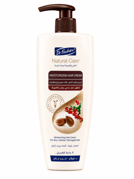 د. فيشر كريم مرطب للشعر الجاف والمصبوع والمتقصف بالحناء وزيت الأرغان – Dr. Fischer Hair Cream