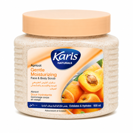سكراب كاريس للوجه والجسم بالمشمش المرطب - 600 مل Karis