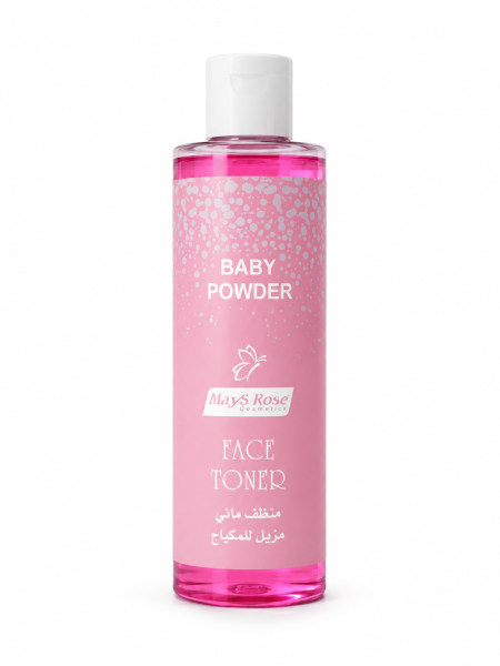 تونر للوجه ومزيل مكياج مائي – May’s Rose Baby Powder