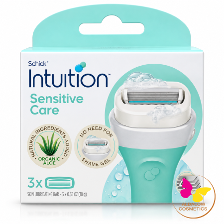 شفرات غيار Schick Intuition الأصلية للجسم – 3 قطع