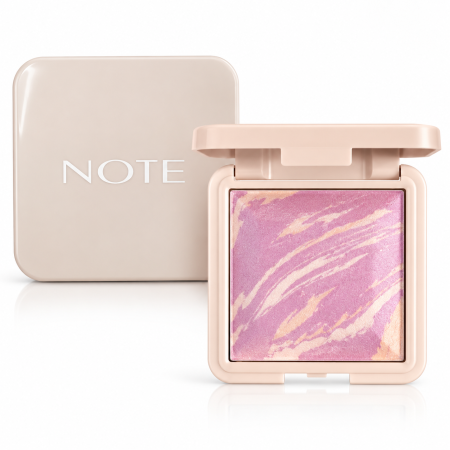 بلشر نوت بلمعة هايلايتر - NOTE Marble Baked Blusher