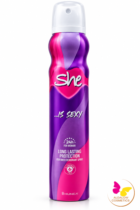 مزيل عرق معطر شي She للنساء – حماية تدوم 24 ساعة