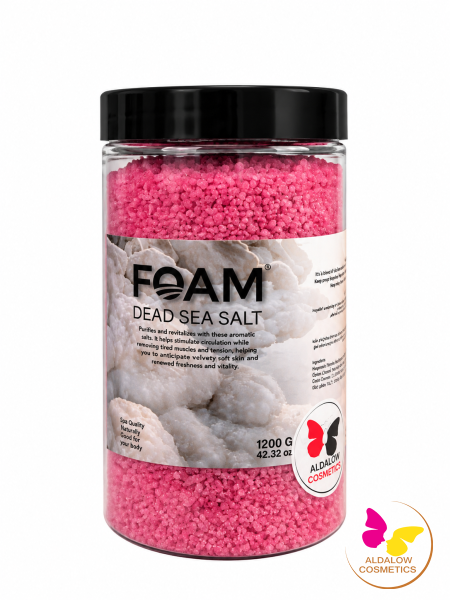 أملاح البحر الميت المعطرة FOAM - ١٢٠٠ غم