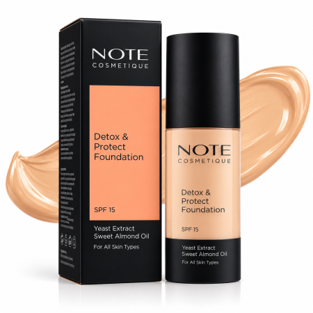 فاونديشن نوت الأصلي -   NOTE Detox & Protect Foundation SPF 15