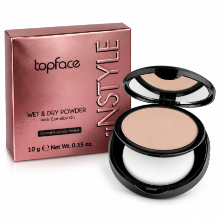 بودرة توب فيس إنستايل  TopFace Wet & Dry Powder - ٤ درجات