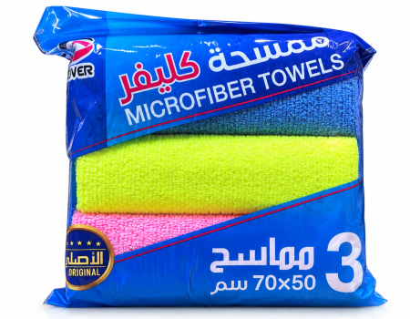 ممسحة كليفر سحرية مايكروفايبر – 3 قطع