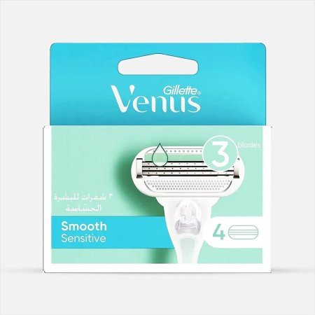 رؤوس حلاقة تبديل 4 قطع غيار - GILLETTE VENUS 