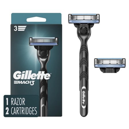 شفرة جليت للرجال + 2 قطع غيار  - GILLETTE MACH3